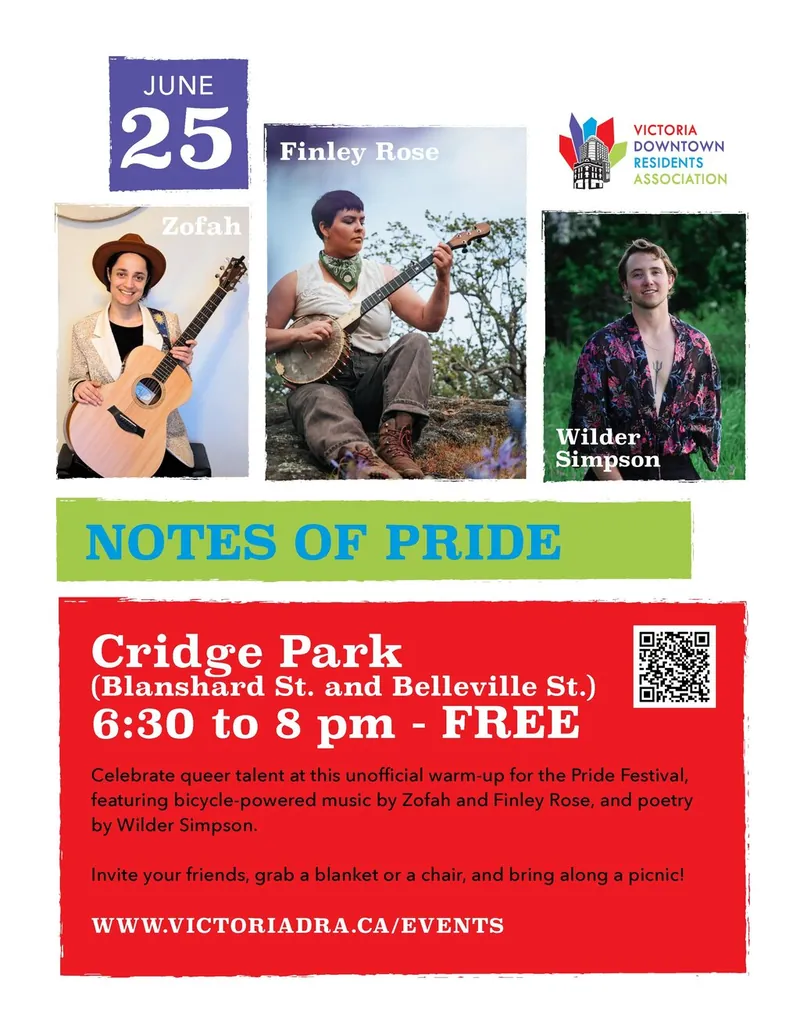 Notes of Pride (new date) at Cridge Park