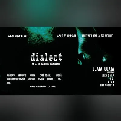 DIALECT: an Afro-Diasporic Soundclash at Adelaide Hall
