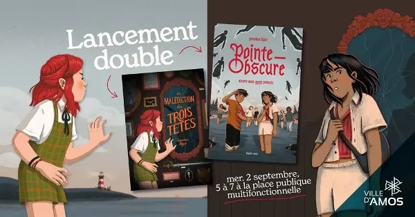 Lancement double Geneviève Bigué at Ville d'Amos
