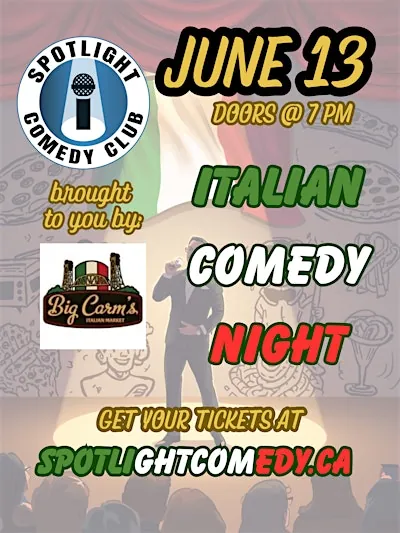 ITALIAN COMEDY NIGHT à 92 St Paul St