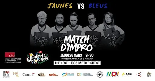 Match d'impro franco de la ligue Impro 18+