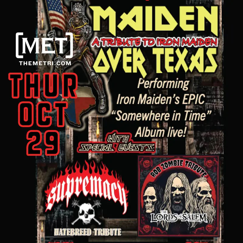 MAIDEN OVER TEXAS – Tribute to Iron Maiden en The Met