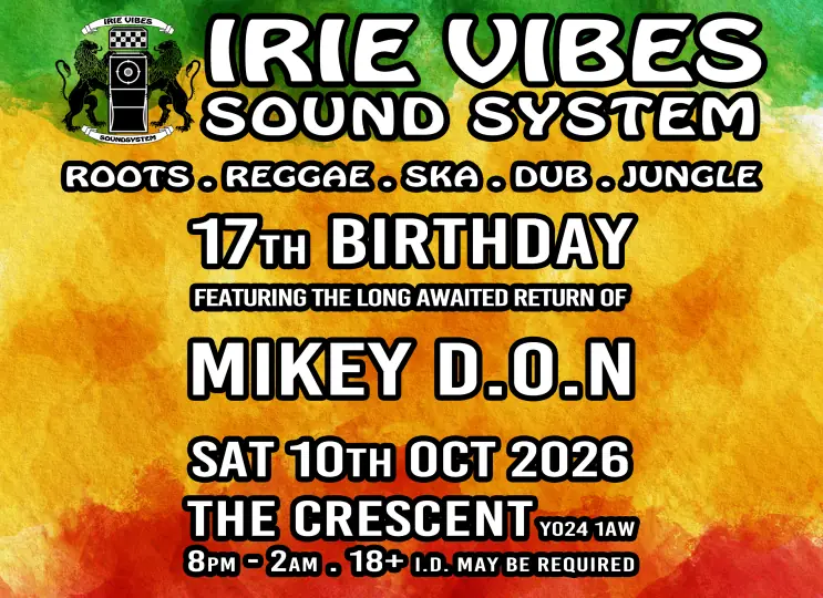 Irie Vibes en The Crescent