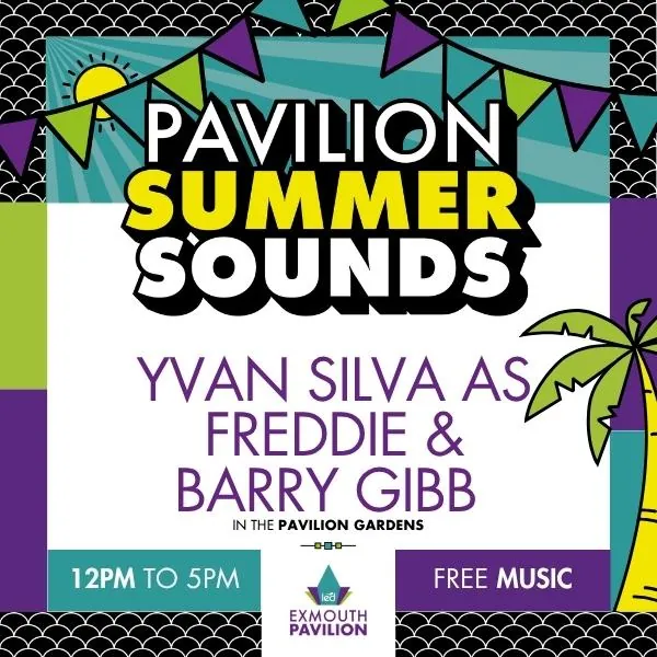 Pavilion Summer Sounds Yvan Silva as Freddie & Barry Gibb at Pavilion