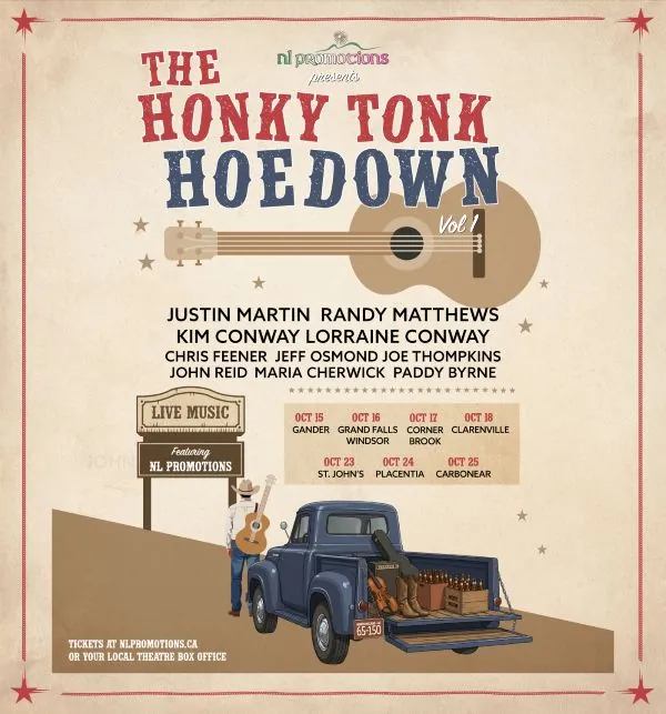 Honky Tonk Hoedown Vol. 1 at Arts and Culture Centre Gander