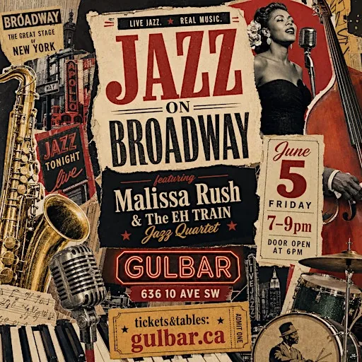 Friday Jazz on Broadway - Malissa Rush & The EH TRAIN Quartet at GULBAR