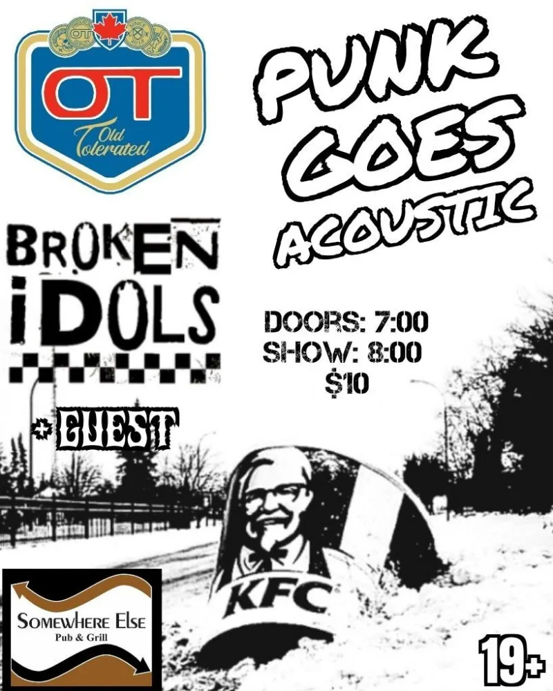 PUNK GOES ACOUSTIC!! - Old Tolerated, Broken Idols, Kingsh*t