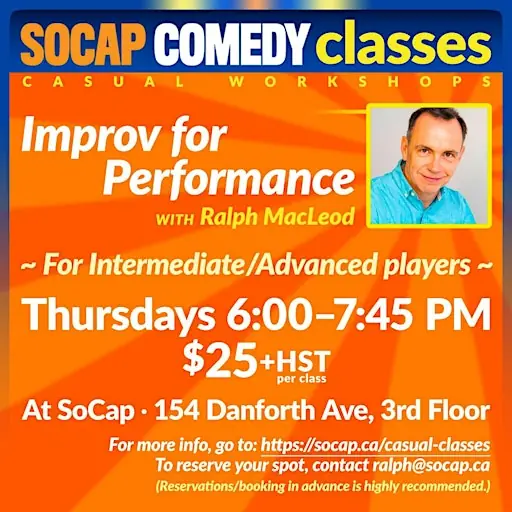 Improv for Performance Drop In - Get On Stage à The Social Capital Theatre