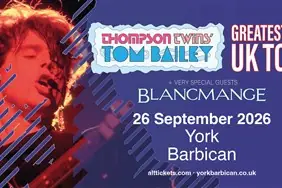 Thompson Twins' Tom Bailey at York Barbican
