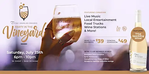 Trius Sparkling Presents... Party in the Vineyard à Trius Winery & Restaurant