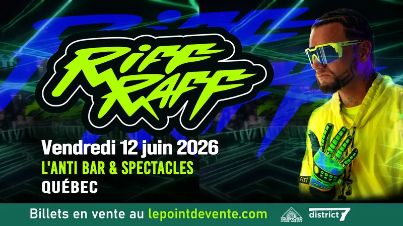 Riff Raff live à Québec at L'Anti Bar & Spectacles