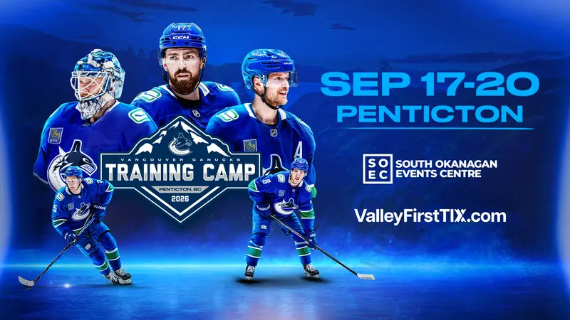 Vancouver Canucks Training Camp at South Okanagan Events Centre