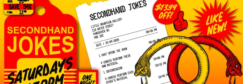 Secondhand Jokes Stand-Up Comedy at Little Mountain Gallery Comedy Club