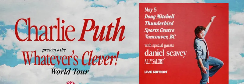 Charlie Puth: Whatever’s Clever! World Tour