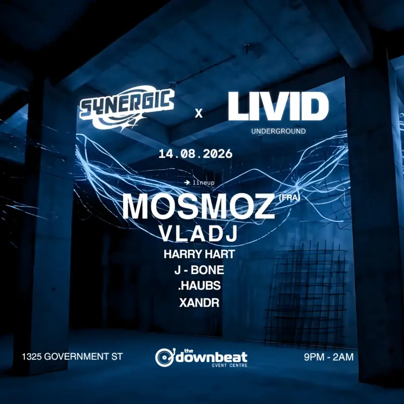 SYNERGIC x LIVID Present: MOSMOZ at The Downbeat