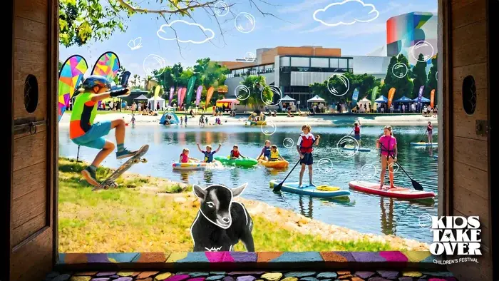 Lake Party at HOTA, Home of the Arts