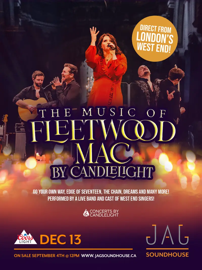 Music of Fleetwood Mac by Candlelight à JAG Soundhouse