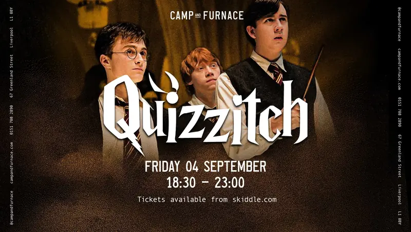 Quizzitch – Harry Potter Quiz at Camp and Furnace