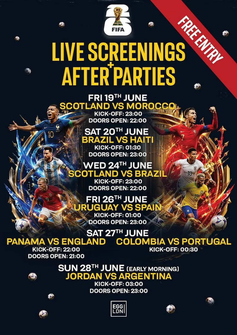 Football Viewing: Uruguay v Spain (Free Live Screening)