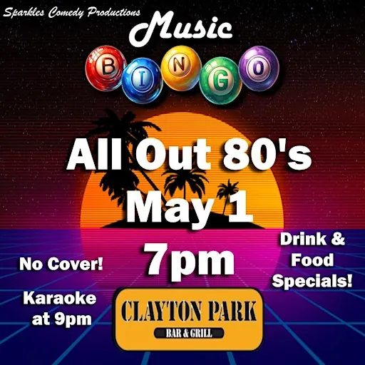 Music Bingo at Clayton Park Bar & Grill