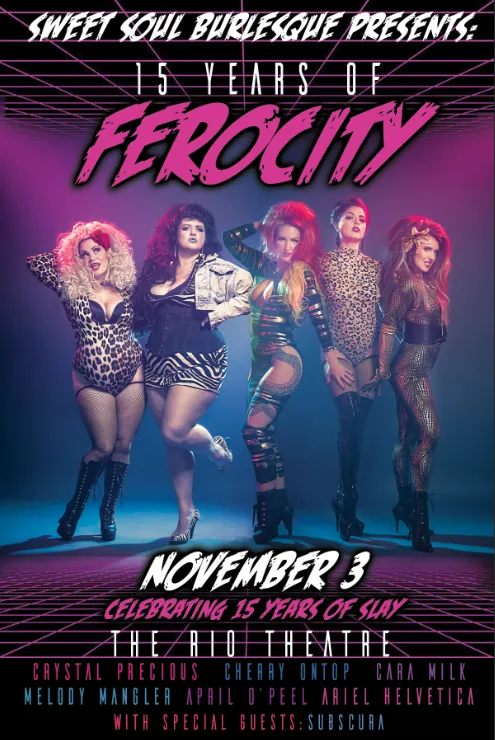 Sweet Soul Burlesque: 15 Years of Ferocity à Rio Theatre