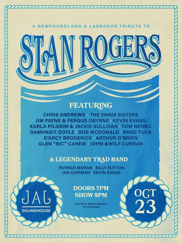 NL Tribute to Stan Rogers at JAG Soundhouse