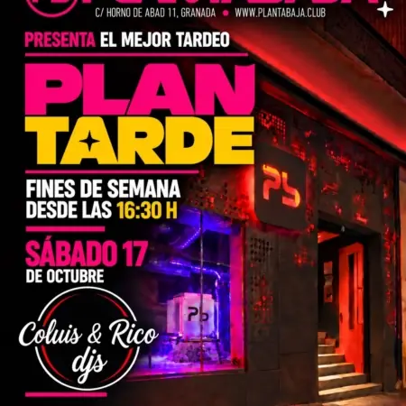 PLANTARDE con Coluis & Rico (sesión dj sala A) at Planta Baja