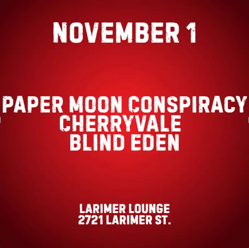 Paper Moon Conspiracy en Larimer Lounge