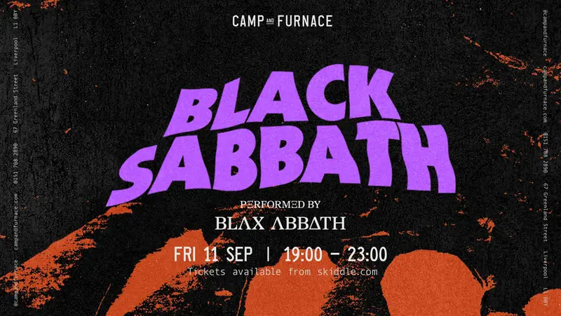Black Sabbath – Performed LIVE by Blax Abbath at Camp and Furnace