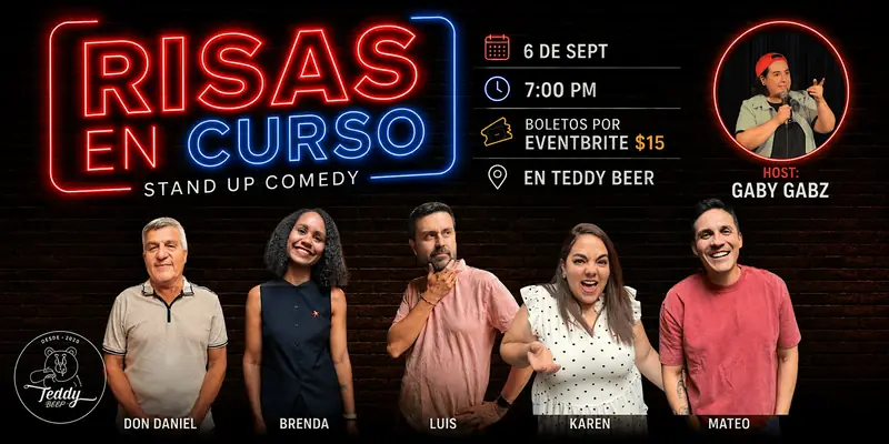 Risas en Curso - Stand Up Comedy en Español à Teddy Beer