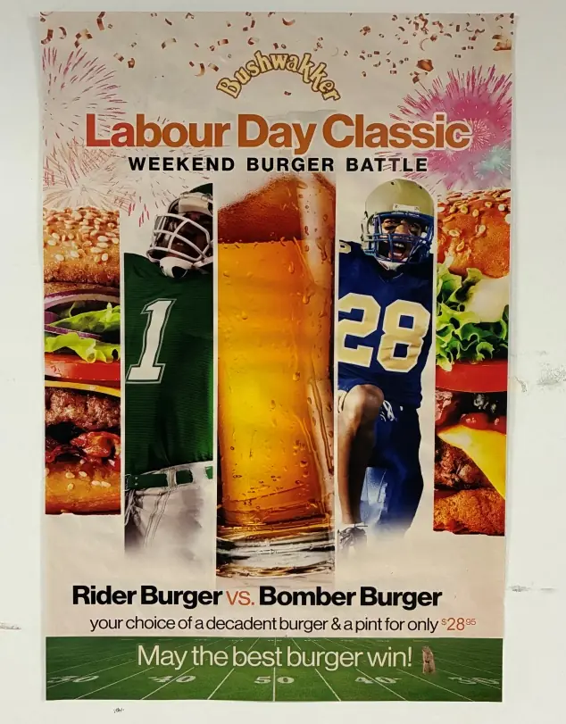 LABOUR DAY CLASSIC WEEKEND BURGER BATTLE. à Bushwakker Brewpub
