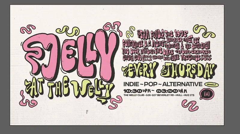 Jelly – The Weekly Indie Disco – 15.10.26 at The Welly