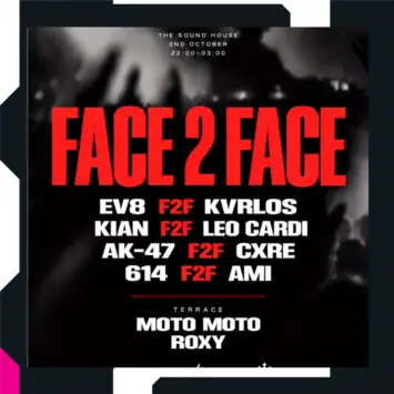 FACE 2 FACE : REVERB x EUPHONIC x MYTH à The Sound House