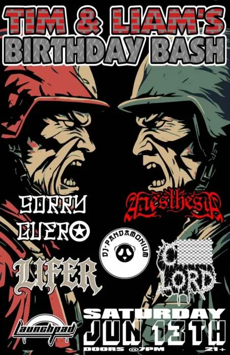 Sorry Guero * Anesthesia * Lifer * Cum Lord * DJ Pandamonium à The Historic El Rey Theater