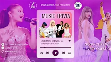 Music Trivia at Eastbound Brewing by Quizmaster Jess at Eastbound Brewing Company
