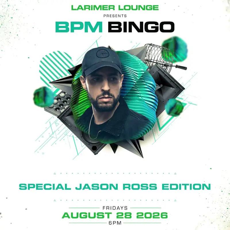 BPM BINGO- special Jason Ross edition! at Larimer Lounge