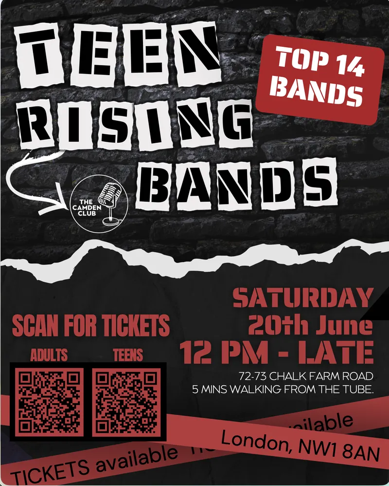Teen Rising Bands — Top 14 Live