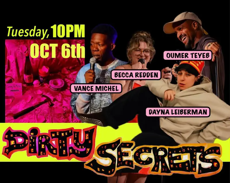 DIRTY SECRETS: Late-Night Stand-Up Comedy at 1244 Rue Mackay