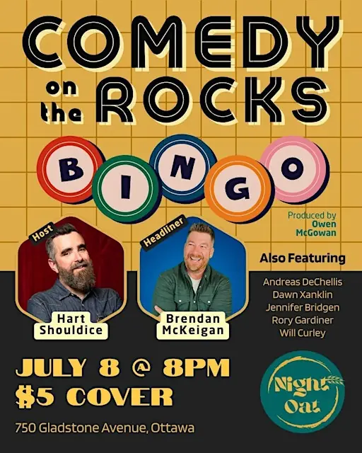 Comedy on the Rocks at Night Oat (Gladstone)