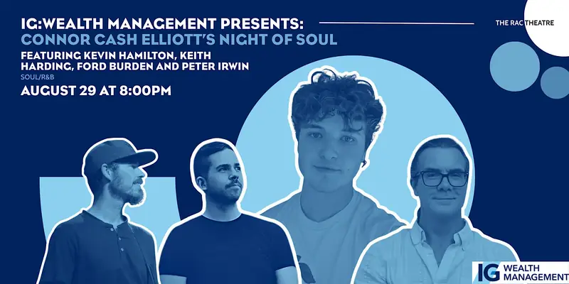 Connor Cash Elliott's Tribute to Soul at Rotary Arts Centre