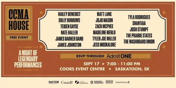 CCMA HOUSE at Coors Event Centre