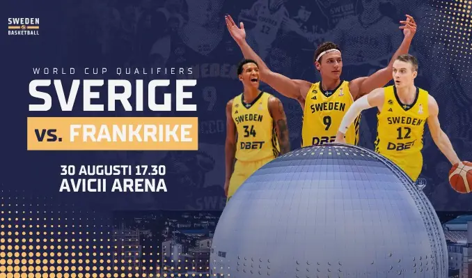 Sverige vs Frankrike at Avicii Arena
