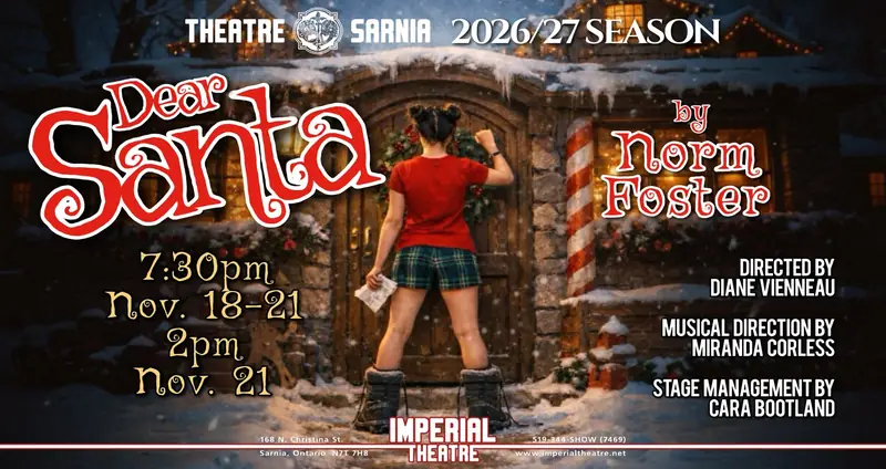 Norm Foster's Dear Santa à Imperial Theatre Sarnia