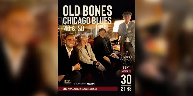 Old Bones - Blues à La Biblioteca Café
