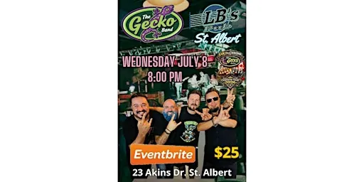 GECKO BAND GOLD & CHROME TOUR 2026 @ LBS à Lb's Pub