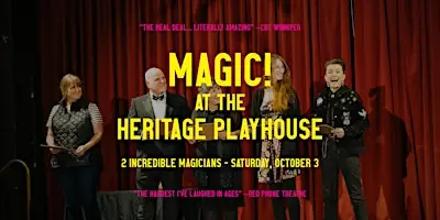 [Gibsons] Magic! at the Heritage Playhouse
