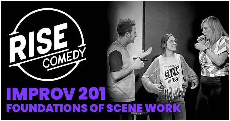 IMPROV 201 (Sundays 8/9-9/20 @11am-1:45pm Skipping 9/6) at Rise Comedy
