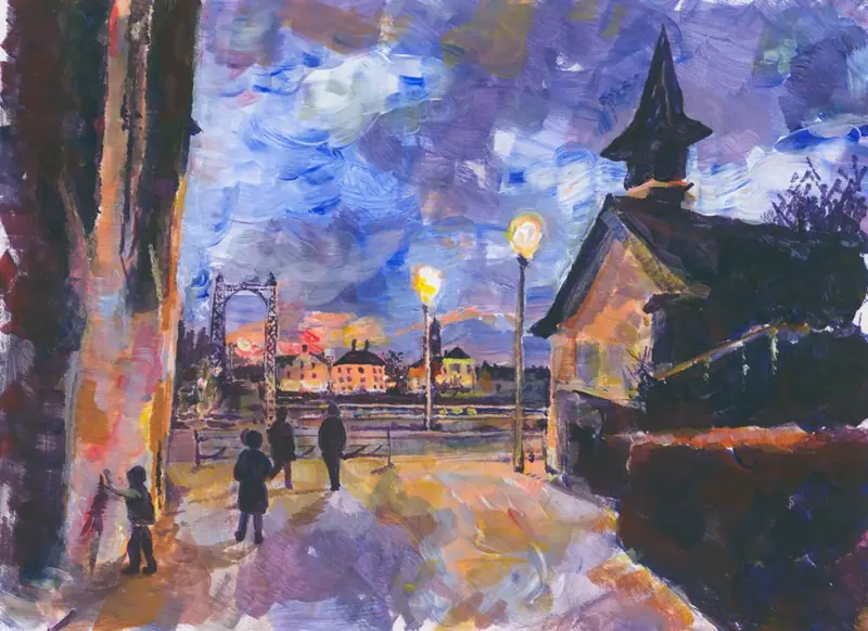 If I paint it, maybe it will becomee home – Marina Gjertsen at Inverness Creative Academy