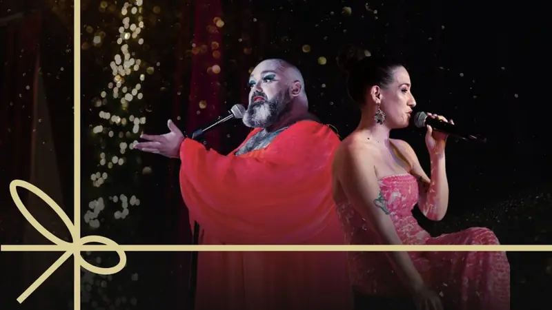 Mamma Mia vis Abba Flavoured Christmas Variety show en Cabaret Supper Club