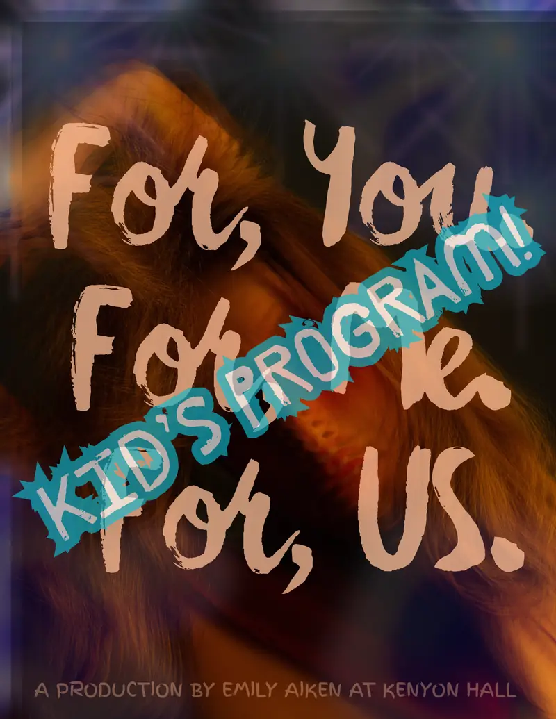For You, For Me, For Us - kids Program at Kenyon Hall